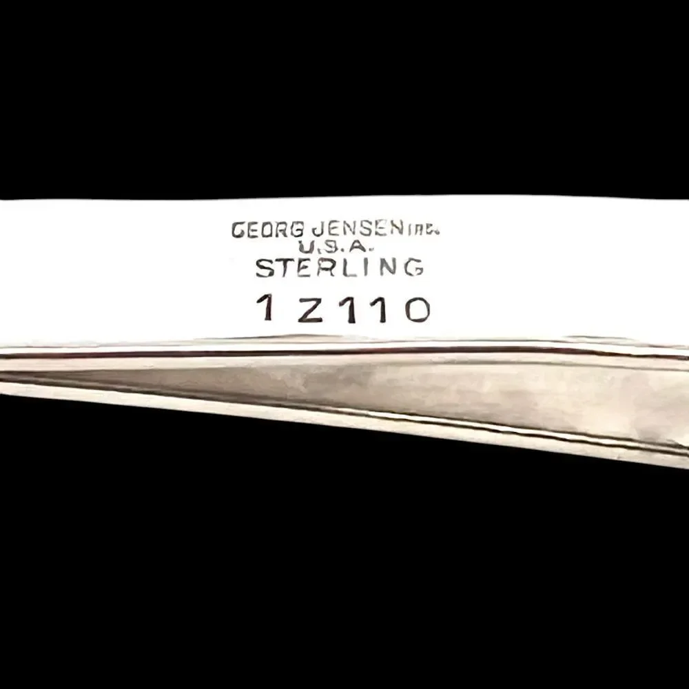Georg Jensen Estate Money Clip Tie Clip Silver GJ32